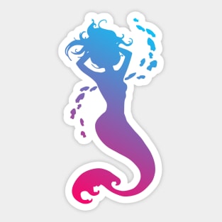 Dancing Mermaid Sticker